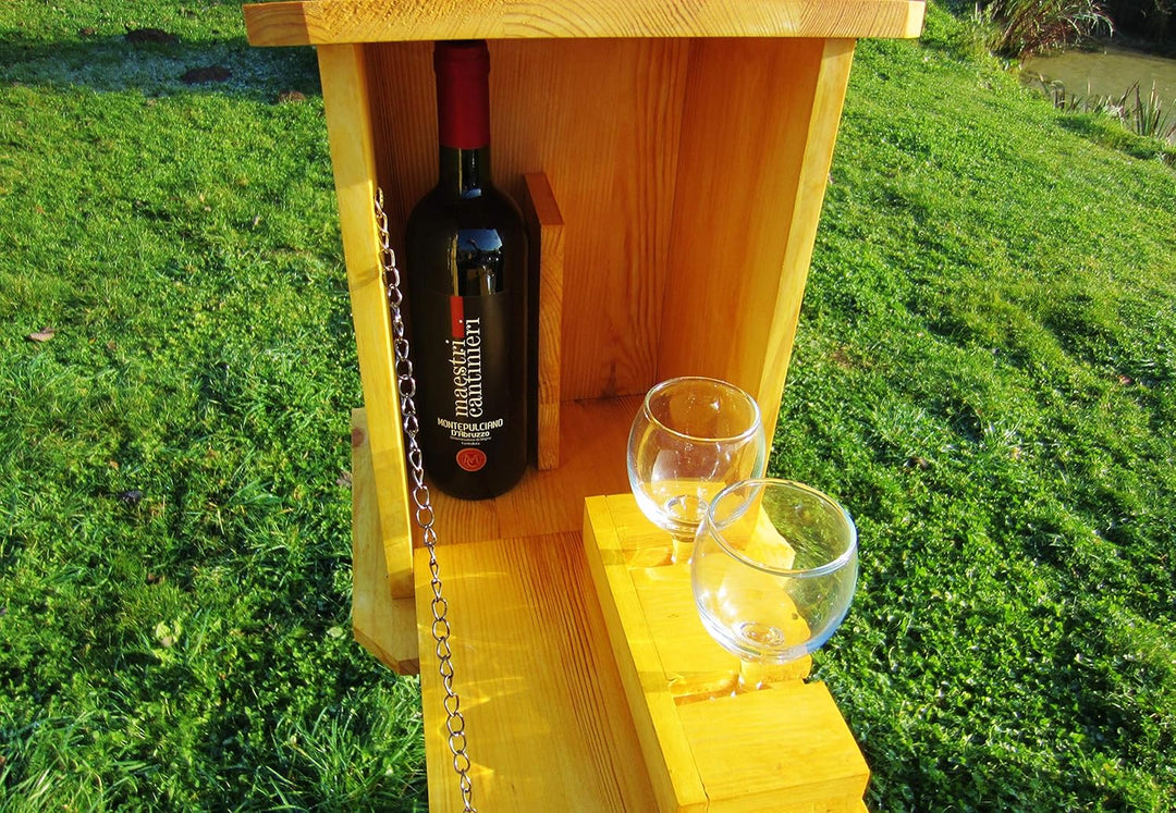 Vogelhaus,Nistkasten, Vogelhäuschen ` Papas Schnaps Bar, Zwitscherkasten` Gross