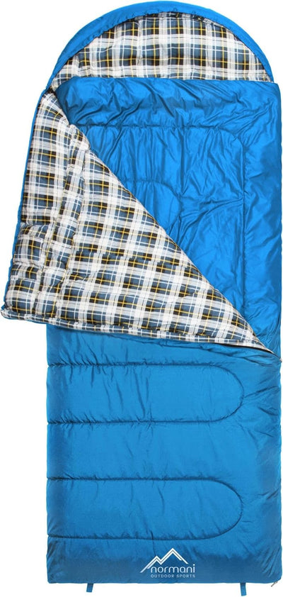 4-in-1-Funktion Extrem Outdoor Schlafsack 'Antarctica' aus Nylon Rip-Stop mit 500 + 250 g/m² Hollow