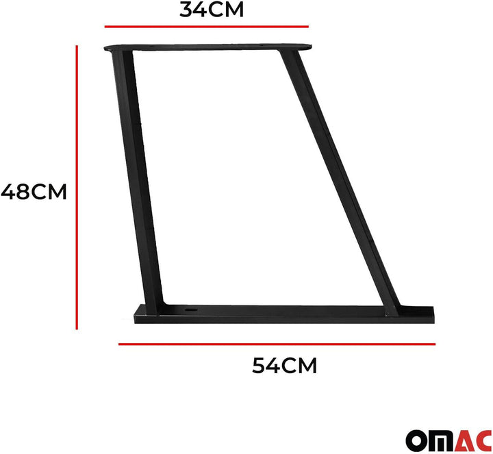 OMAC 2X Konsolen Kompitabel mit Multiflexboard T6 Multivan 2015-2023 | Halterung Zuschnittvorlage Zu
