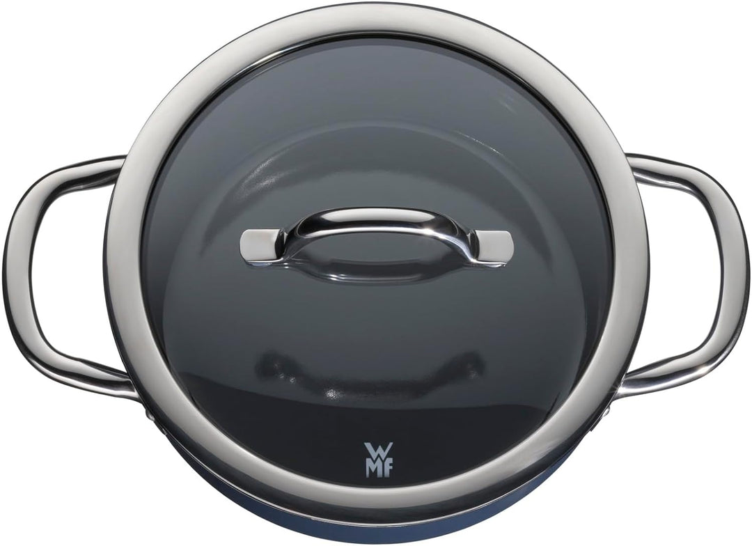 WMF Fusiontec Inspire Kochtopf gross, 20 cm, Glasdeckel, Bratentopf Induktion, 2,4l, High-Tech Keram