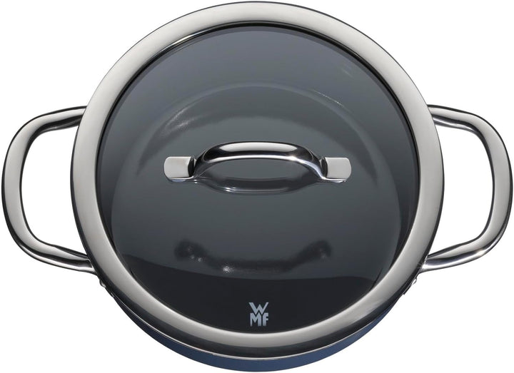 WMF Fusiontec Inspire Kochtopf gross, 20 cm, Glasdeckel, Bratentopf Induktion, 2,4l, High-Tech Keram
