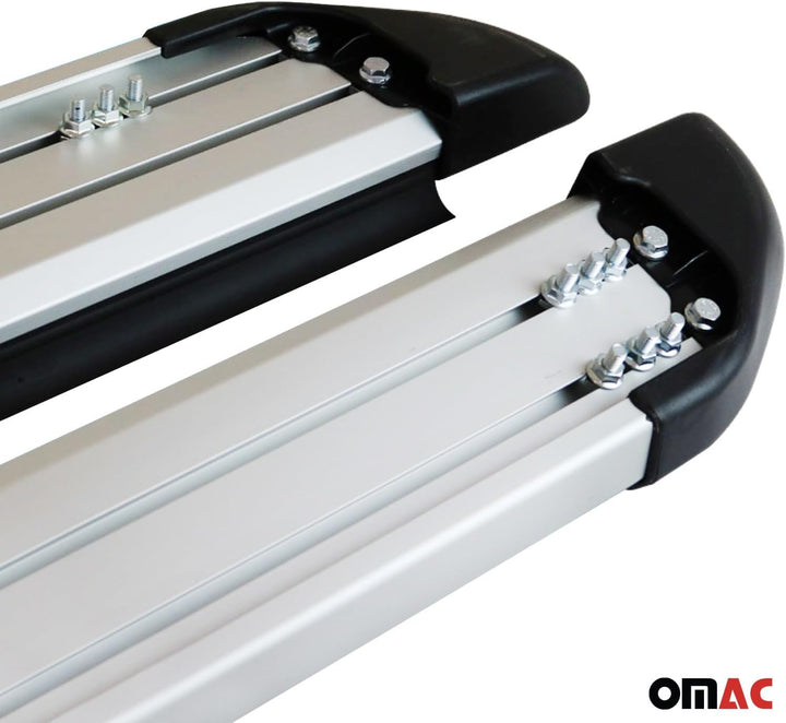 OMAC Trittbretter Seitenschweller Seitenschürze Kompatibel mit Mercedes Vito W639 2003-2014 - 2X Alu