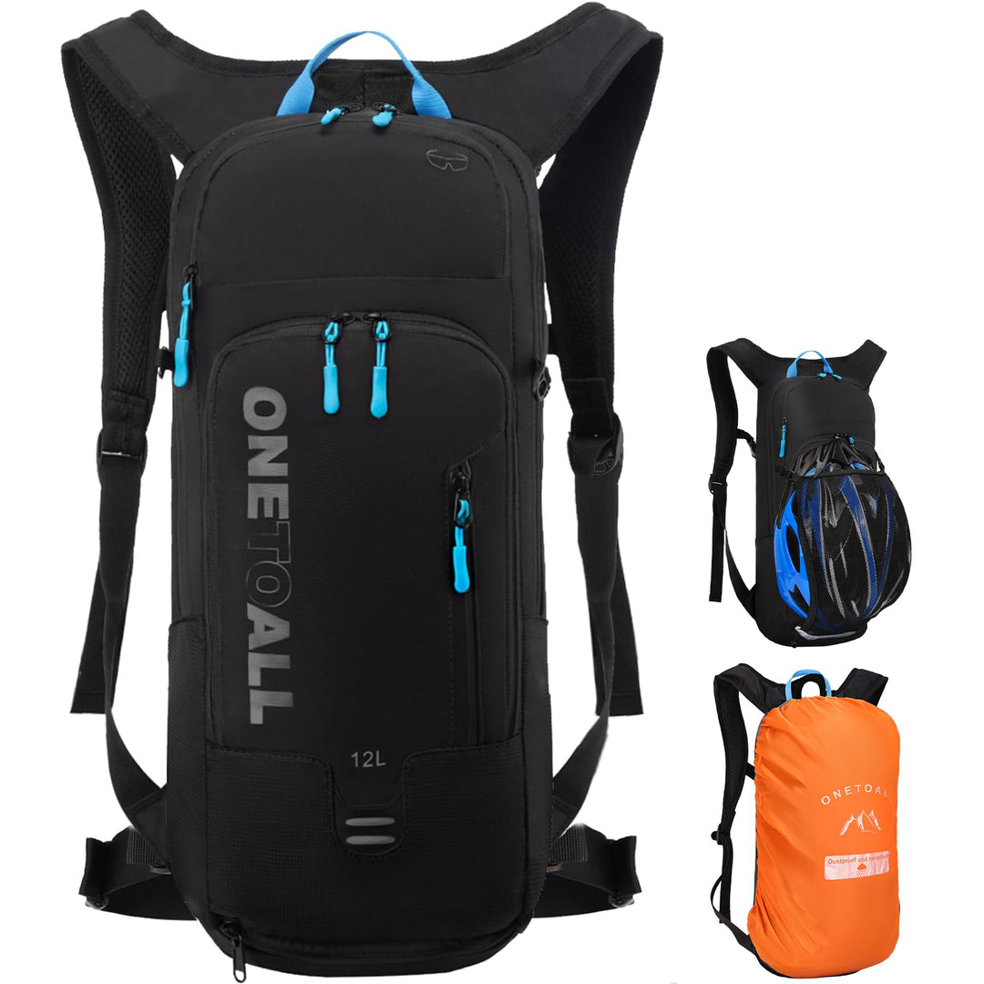 Local Lion Fahrradrucksack Wasserdicht, Wanderrucksack Damen Klein, Skirucksack mit Regenschutz, Tri