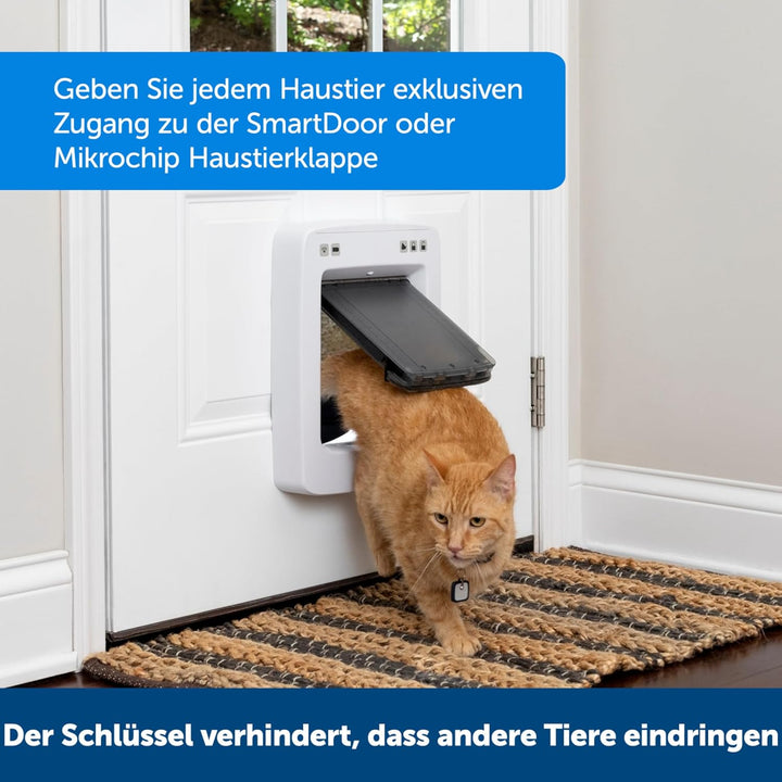 PetSafe SmartDoor Vernetzte Haustiertür-Montageadapter, Zum Einbau in Glas, Metall und Wände, Kompat