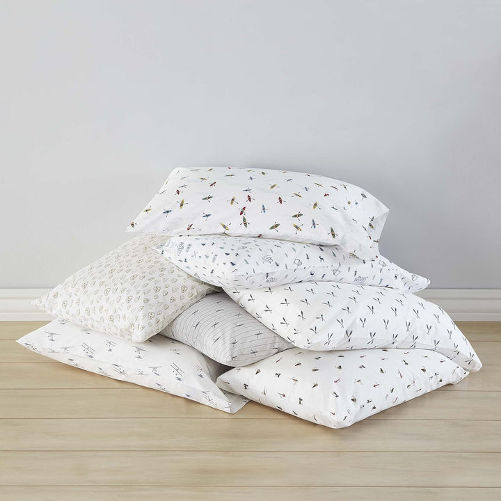 Eddie Bauer Home Sheets Bettwäsche-Set, Baumwoll-Perkal, knackig und cool, stilvolle Heimdekoration,