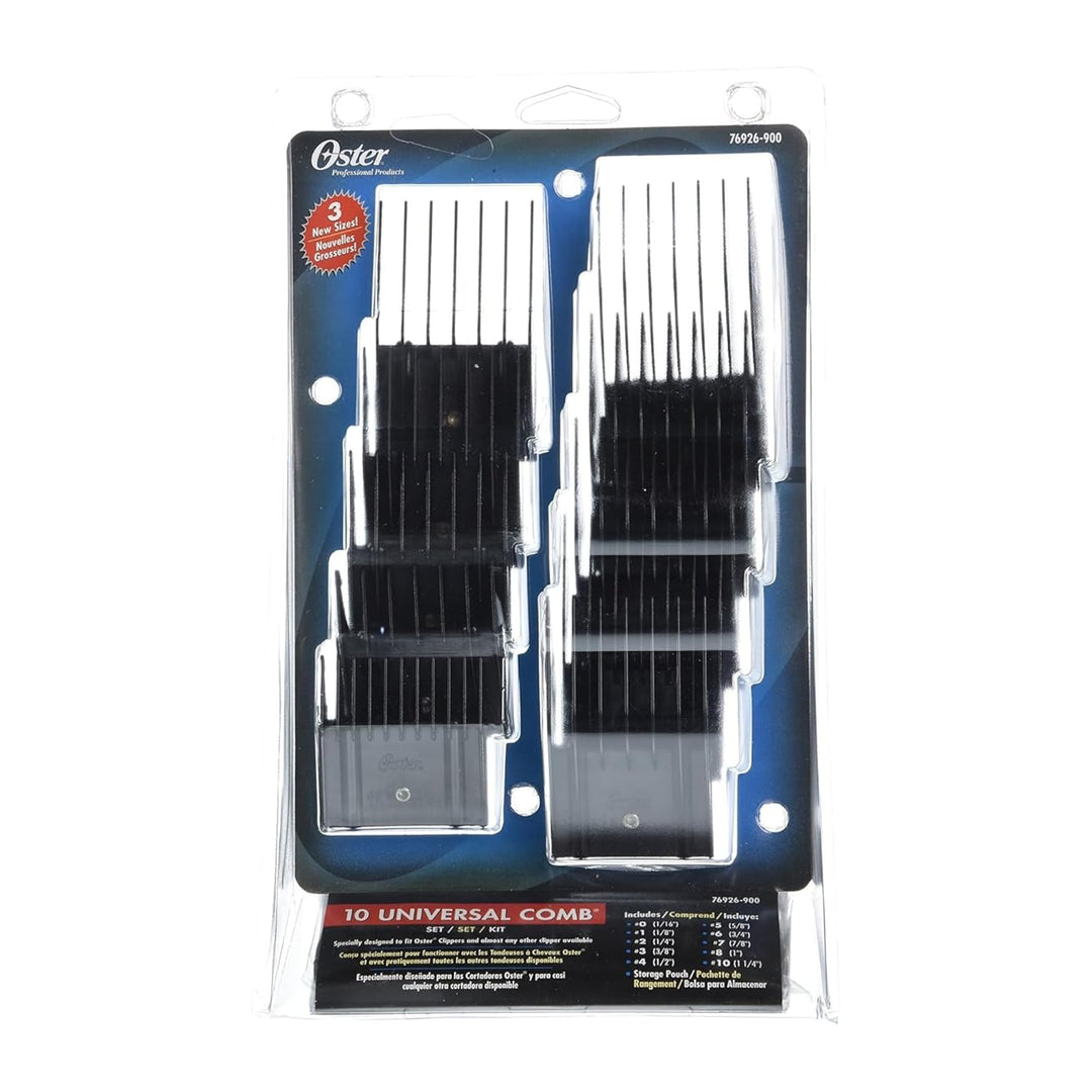 Oster Professional 10 Kamm Set speziell für Oster Schermaschinen.