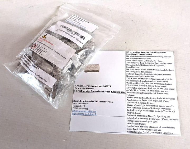 menta-modellbau Sinai Ruinenbausteine, 85 Stck., Krippenbau
