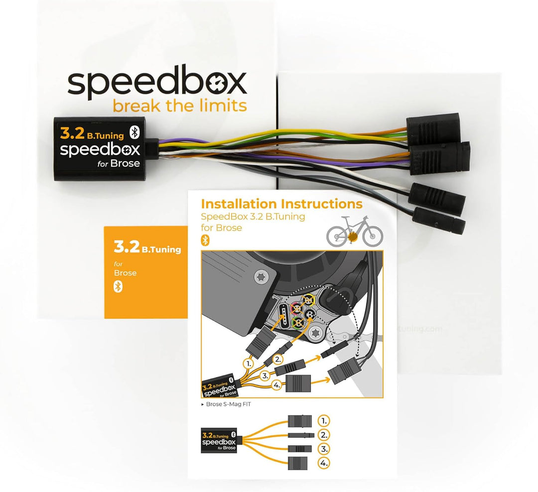 SpeedBox 3.2 B.Tuning Bluetooth-Tuning-Chip für Brose S-Mag Pro FIT Motoren – Einstellbare Geschwind