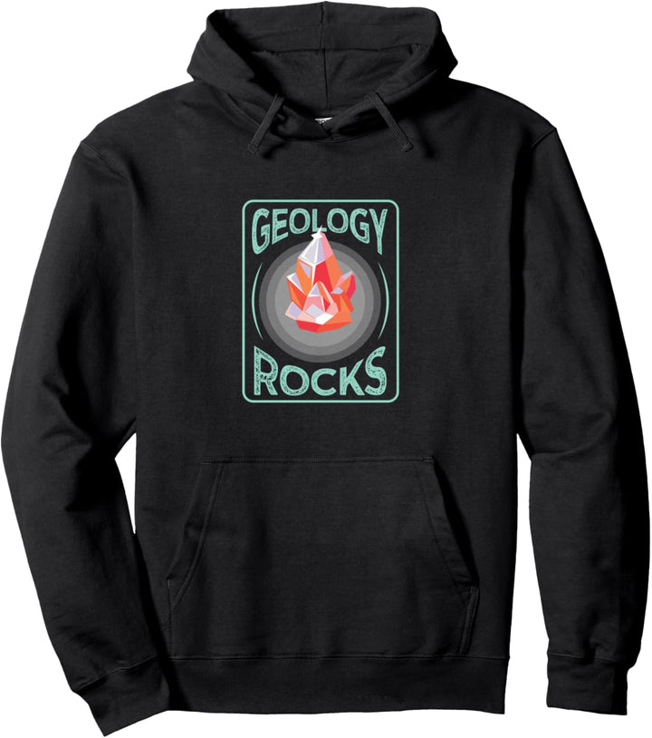 Geologie Steine Geologe Quarz Kristall Geschenk Pullover Hoodie