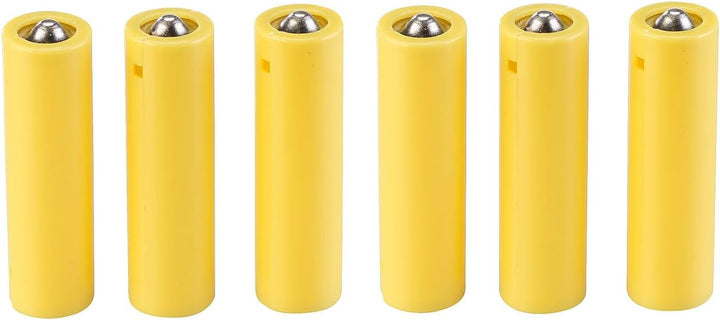 revolt Batterie Dummy: 2er-Set Batterie-Netzteil-Adapter, ersetzt 16 AA-Batterien (4 Geräte) (Dummy-