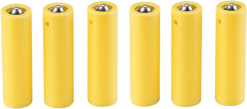revolt Batterie Dummy: 2er-Set Batterie-Netzteil-Adapter, ersetzt 16 AA-Batterien (4 Geräte) (Dummy-