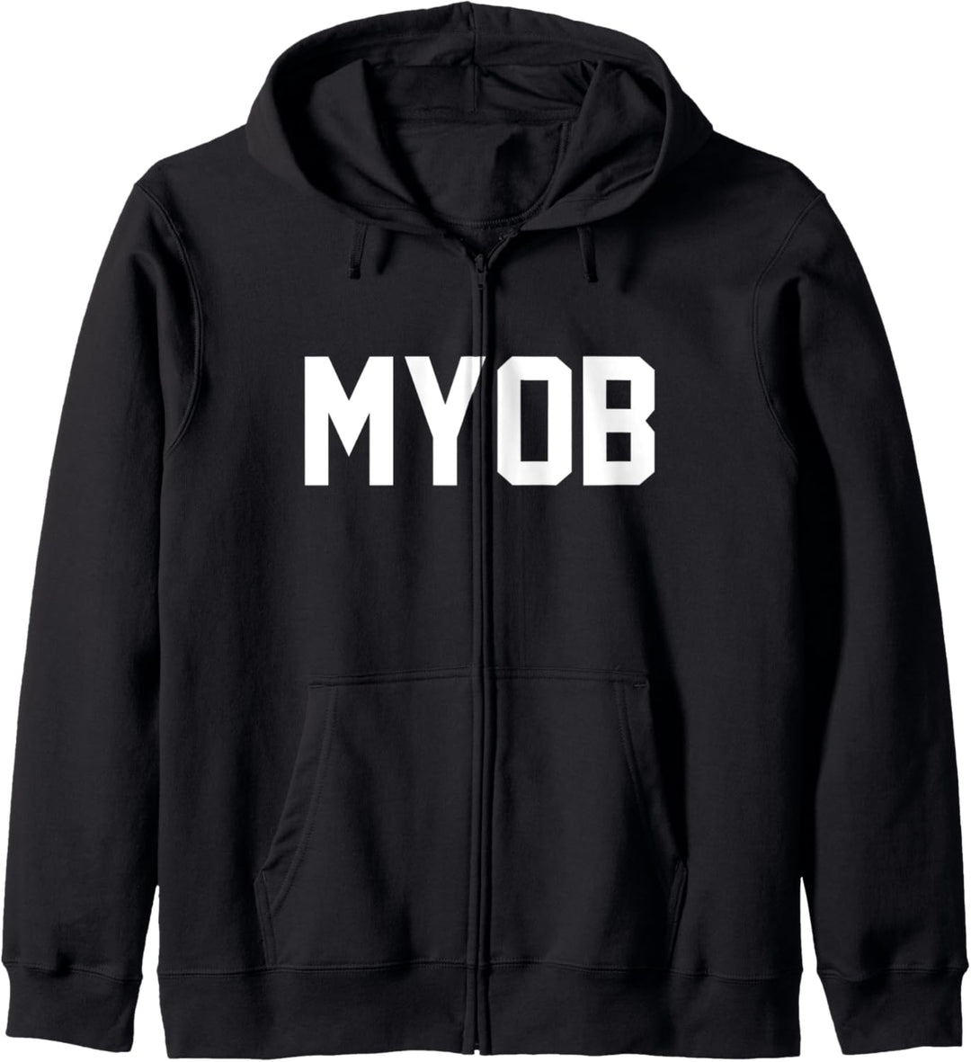 Funny Internet Meme Hipster Mind Your Own Business MYOB Kapuzenjacke