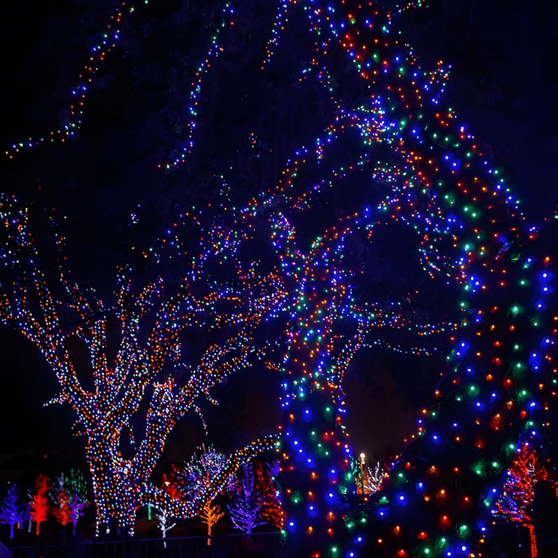 UISEBRT 50m 500 LED Lichterkette Aussen Innen Dekoration für Weihnachten, Ostern, Halloween, Hochzei