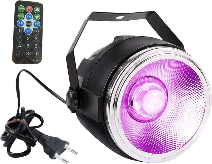 Tom, LED, 35 Watt, RGB-Farbspektrum, COB, LED-Lampe mit einem Reflektor aus glänzendem Aluminium glä