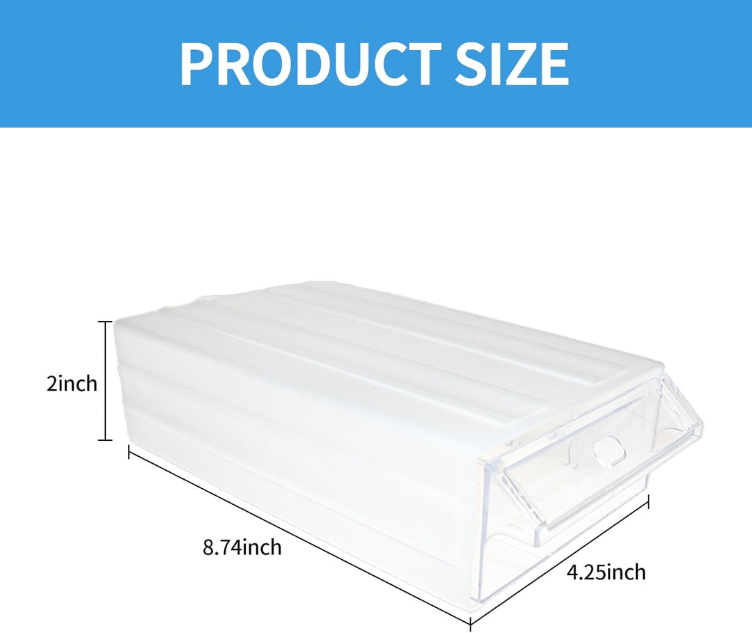 9 Stück Desk Aufbewahrungsbox mit 9 Schubladen, Büro Organizer Plastic mit Schubladen Stapelbar, Auf