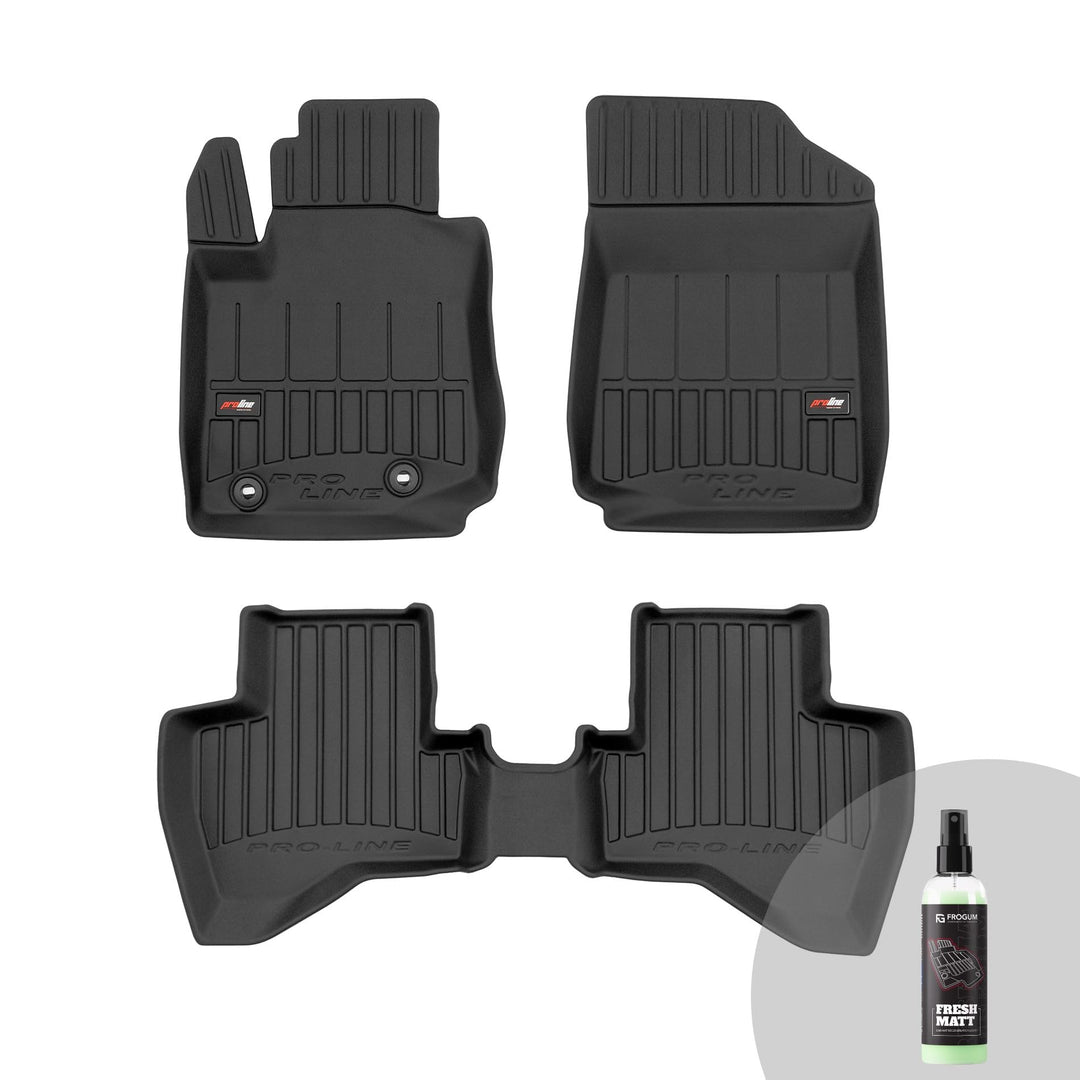 FROGUM ProLine 3D Gummimatten Exklusiven Auto Fussmatten Autofussmatten für Toyota Aygo II 2014-2021