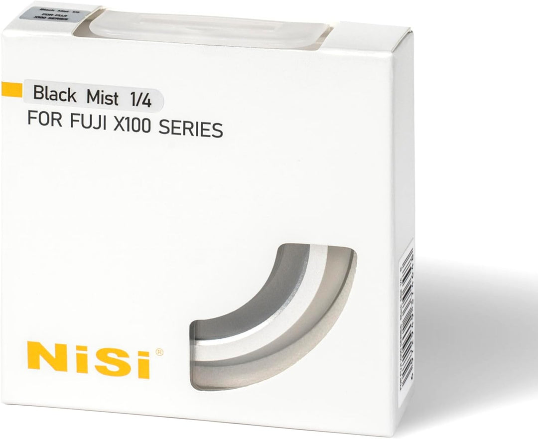 NiSi 49mm Black Mist 1/4 Filter für Fuji X70 / X100 / X100S / X100F / X100T / X100V - Silber Silber