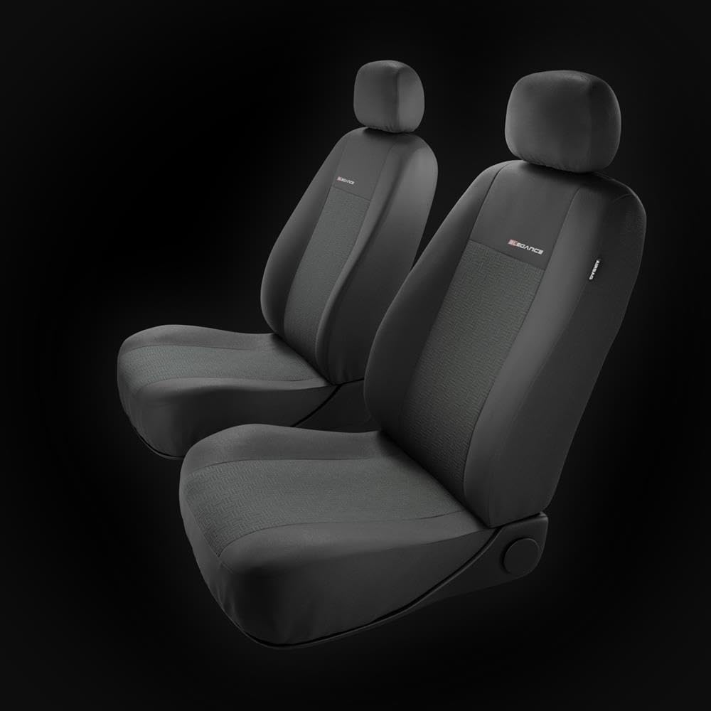 Mossa Sitzbezüge Auto passend für Seat Alhambra I II Van 1996-2020 2UNE-1 Grau UNE-1 Voller Set vorn