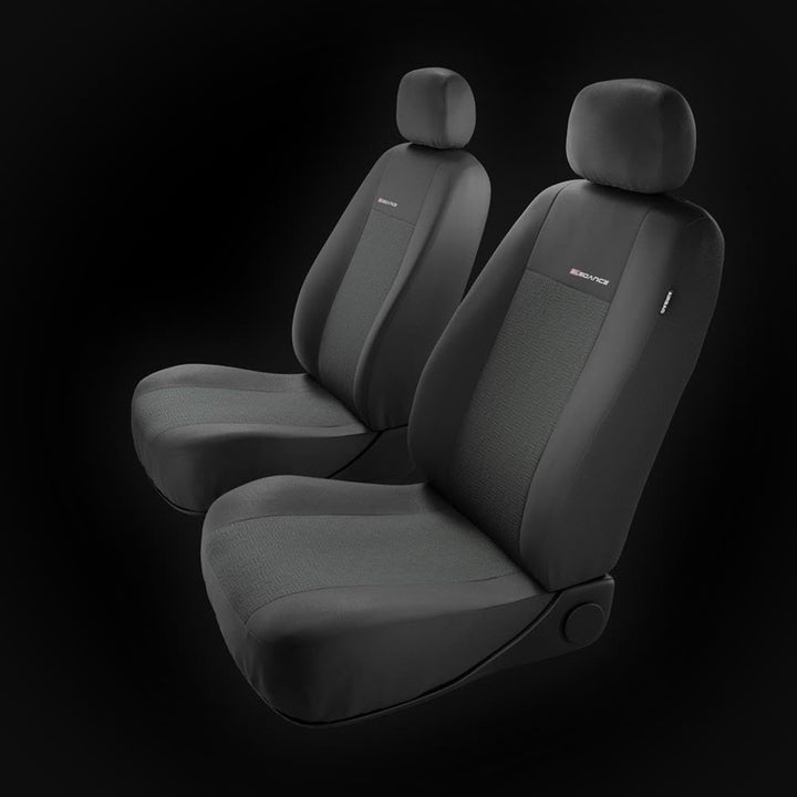 Mossa Sitzbezüge Auto passend für Seat Alhambra I II Van 1996-2020 2UNE-1 Grau UNE-1 Voller Set vorn