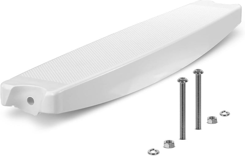 1er Set Ersatz Stufe für Aufstellbeckenleiter inkl. Schraubensatz Trittstufe weiss 43 mm Holm Hochbe