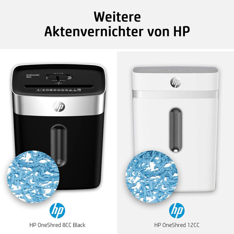 HP OneShred 15CC, Aktenvernichter, Sicherheitsstufe P-4, Cross Cut, 15 Blatt, 2803 Cross Cut 15 Blat