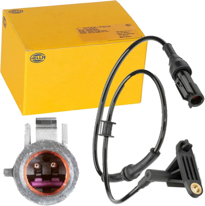 HELLA 6PU 230 040-561 ABS Sensor - Raddrehzahl - 2-polig - Hinterachse - Kabel: 770mm - mit Halter