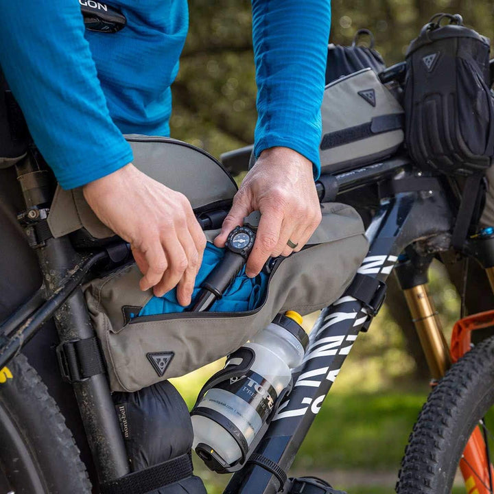 TOPEAK MidLoader Rahmentasche, Grün, 6 l Grösse L: 6 l, Grösse L: 6 l