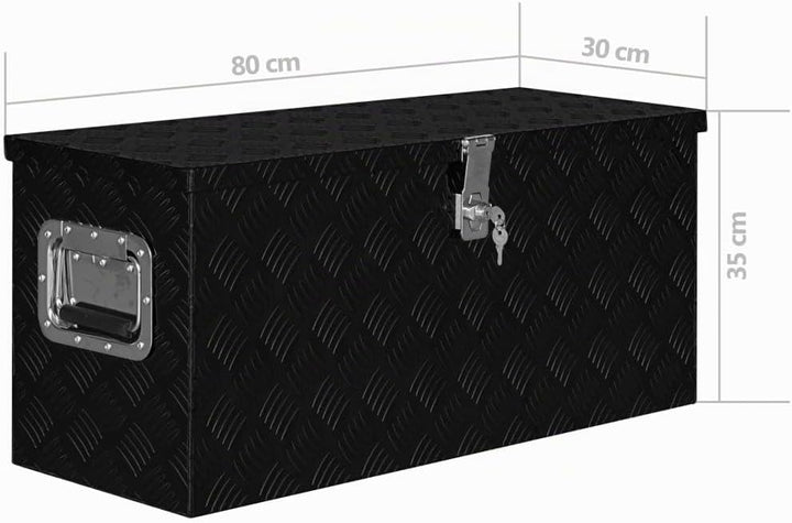 vidaXL Aluminiumkiste Werkzeugbox Transportkiste Transportkoffer Aluminiumkoffer Alu Koffer Box Lage