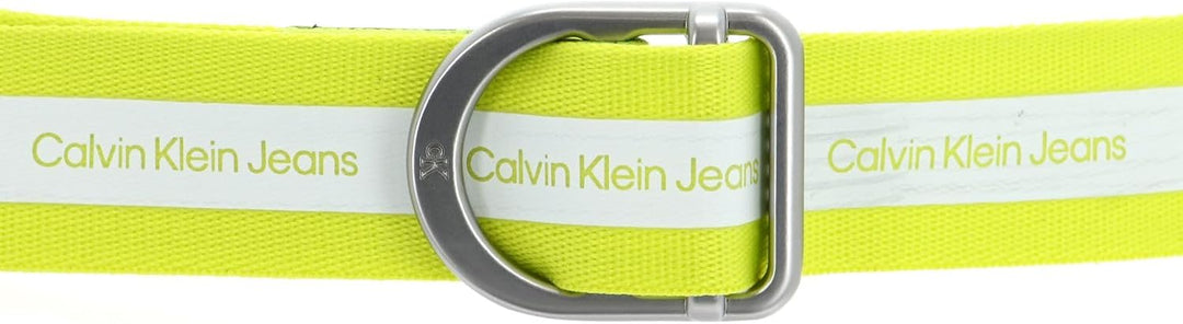 Calvin Klein CKJ Slider Rounded Slider Belt 35MM W90 Lemon Lime