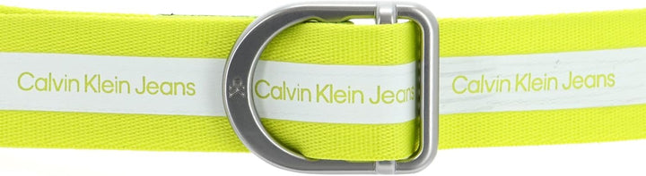 Calvin Klein CKJ Slider Rounded Slider Belt 35MM W90 Lemon Lime