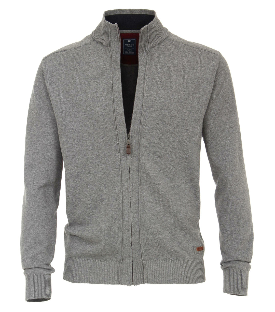 Redmond Strickjacke Uni XL 70 Grau, XL 70 Grau