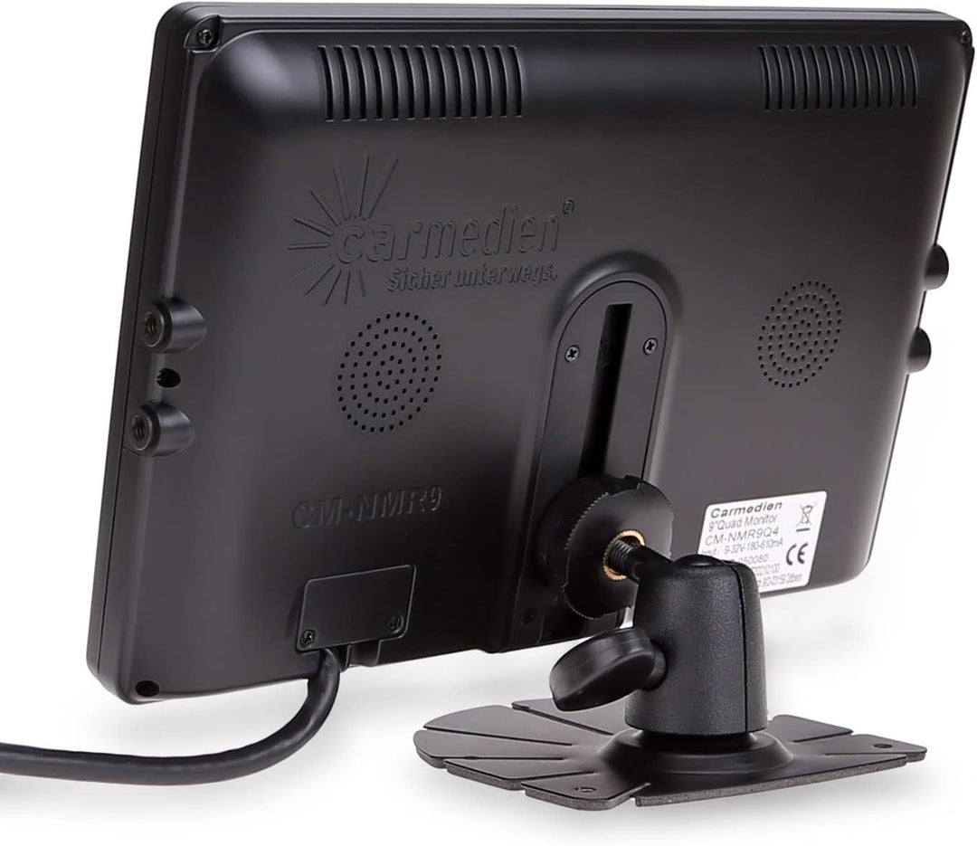 Carmedien cm-NMR9 9" TFT Monitor für Rückfahrkamera 12V 24V Auto-Display 9 Zoll Bildschirm LED Stand