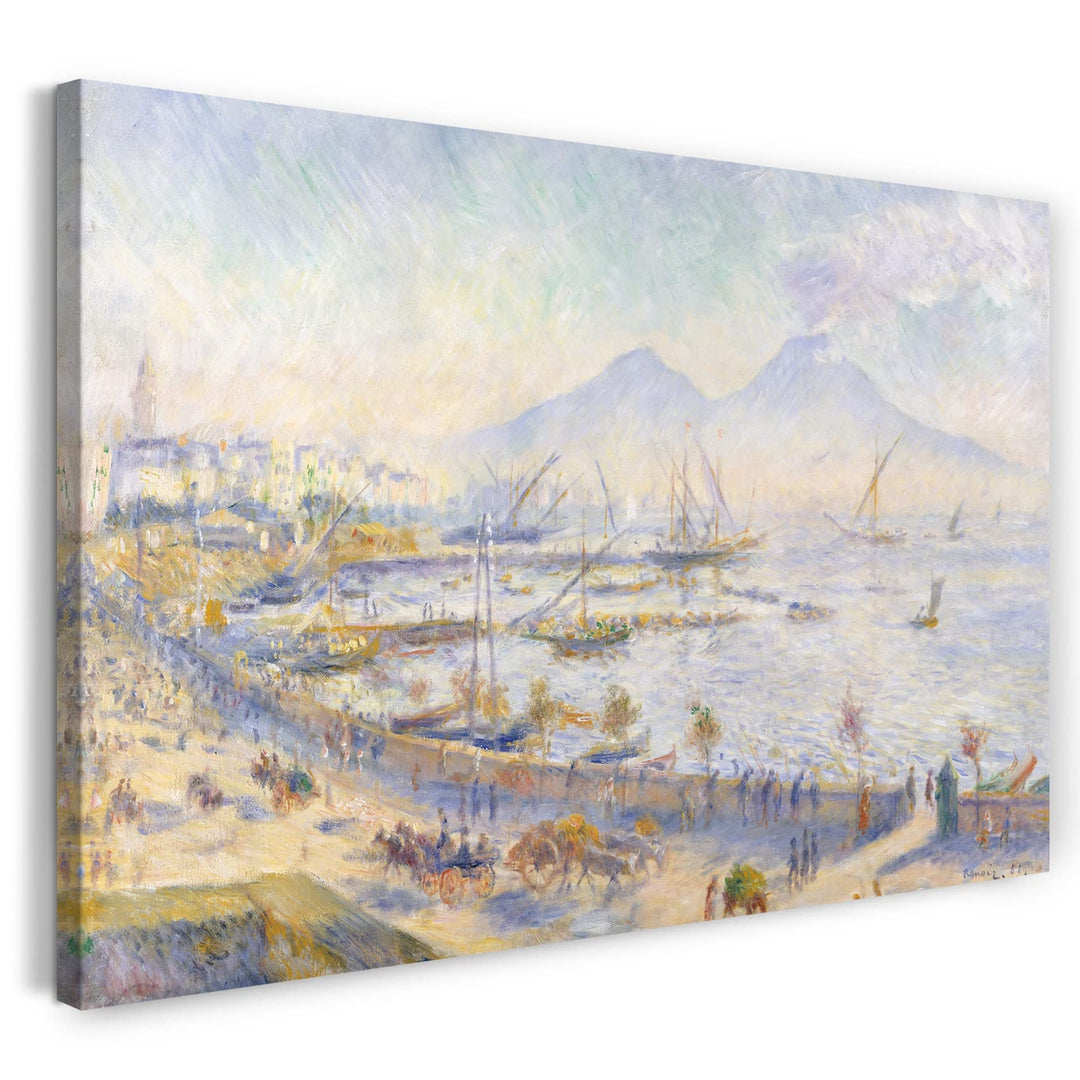 Printed Paintings Leinwand (80x60cm): Auguste Renoir - Die Bucht von Neapel 80x60 cm, 80x60 cm
