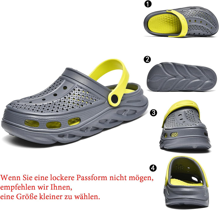 GULAKY Clogs & Pantoletten für Herren Gartenschuhe Orthopädische Schuhe Sandalen Damen Sommer Haussc