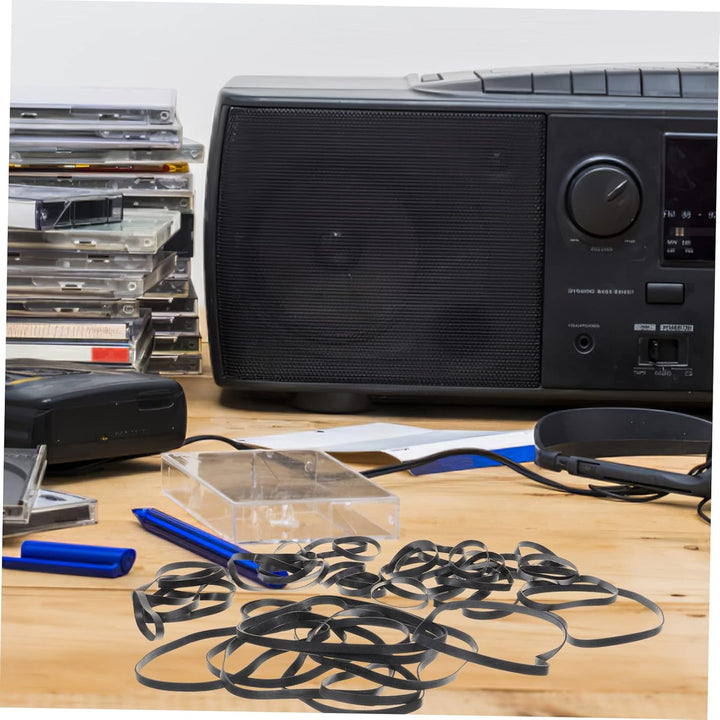 HOMSFOU 50 Stück Gürtel für Tonbandgeräte Fahren Kassettendeck Vinyl-Recorder Drehscheibe Bausatz Au