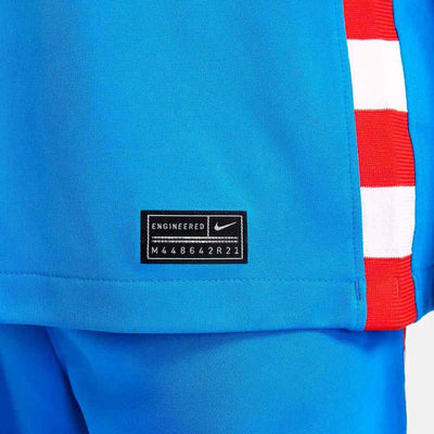 Atlético Madrid, Trikot Kinder, Saison 2021/22, Drittes Trikot L Photo Blue/White, L Photo Blue/Whit