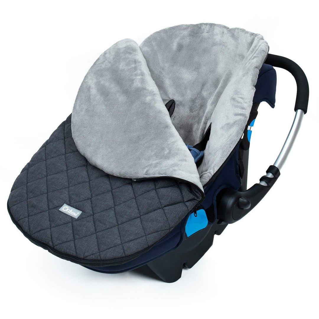 Orzbow Winter Baby Fusssack für Babyschale,Frühjahr Universal Einschlagdecke für Autositz & Maxi-Cos