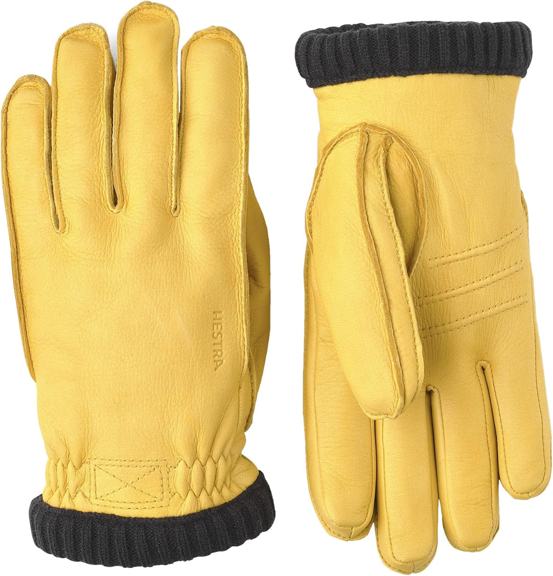 HESTRA Deerskin Primaloft Rib Women, Gelb
