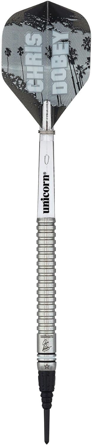 Unicorn Premier Chris Dobey Dartpfeile mit weicher Spitze 18 g natur, 18 g natur
