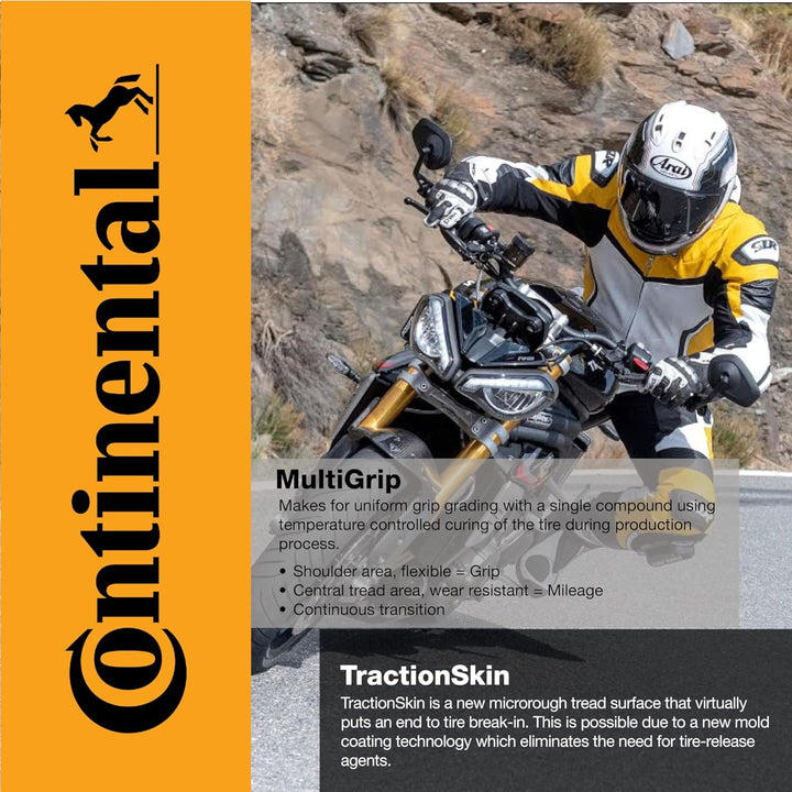 Continental 190/50 ZR17 (73W) ContiSportAttack 4 M/C Rear Motorradreifen