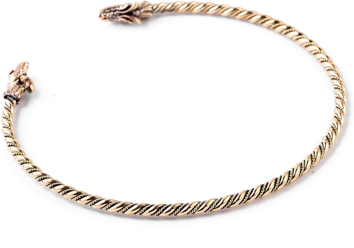 Windalf Wikinger Torques ROYA Ø 12.5 cm Frauen Schildmaid Halsreif Halsring Skandinavischer Halsschm