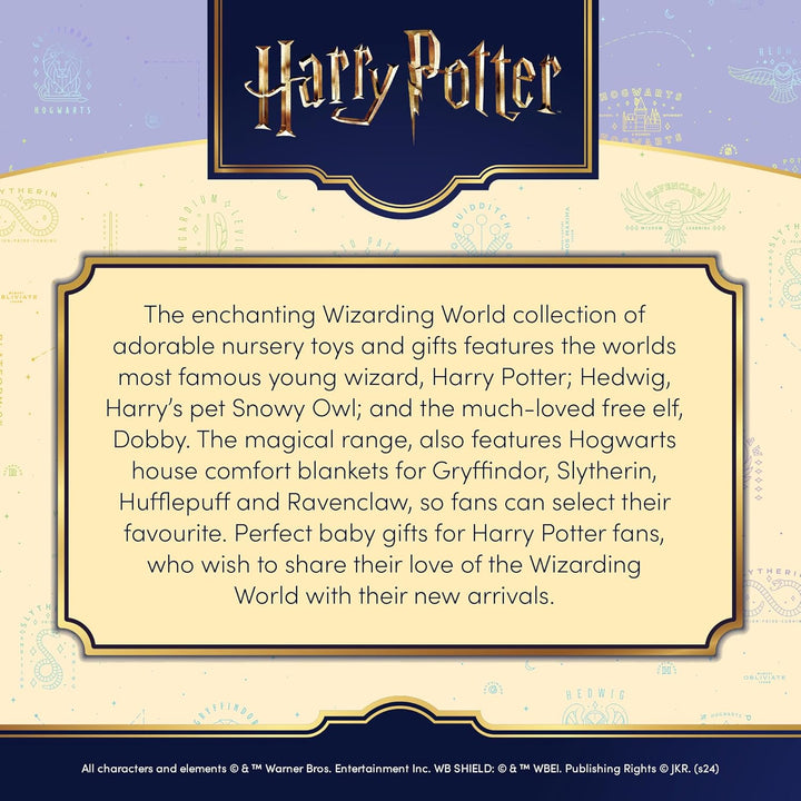 Rainbow Designs Harry Potter Dobby Plüsch Babyrassel - Weiches sensorisches Spielzeug für Neugeboren