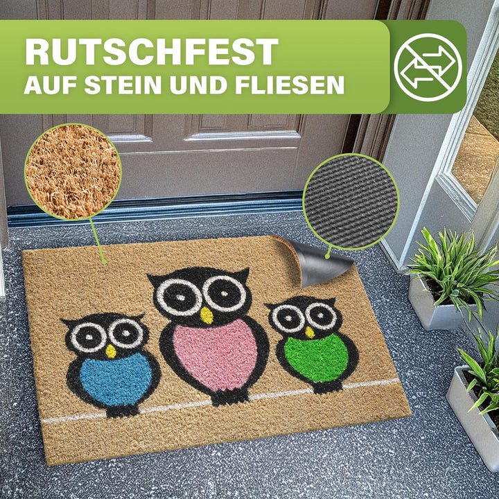 Fussmatte Kokos [Wetterfest] - extrem robust - Fussabtreter aussen - die Kokosmatte Fussmatte aussen
