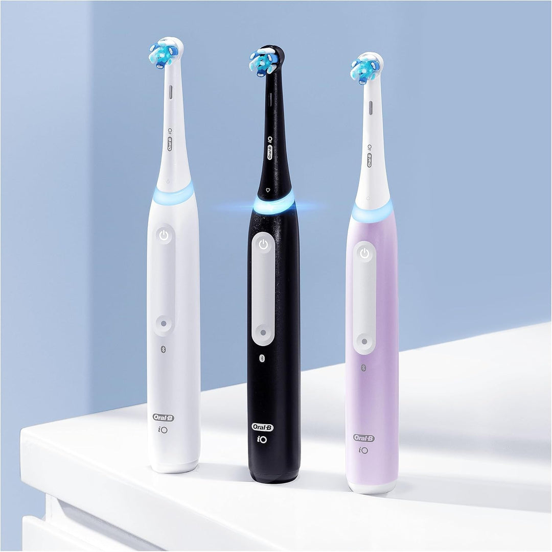 Oral-B iO 4N Elektrische Zahnbürste mit wiederaufladbarem Griff, 1 Kopf und Reisekoffer, entworfen v