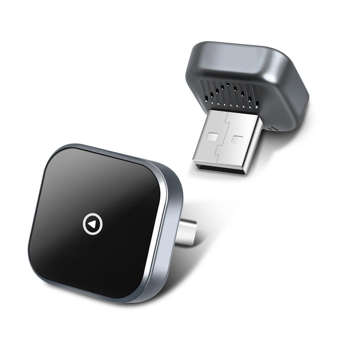 CarPlay Wireless Adapter für iPhone, Wired CarPlay auf kabelloses CarPlay, USB/Type-C, Plug &amp; Play,
