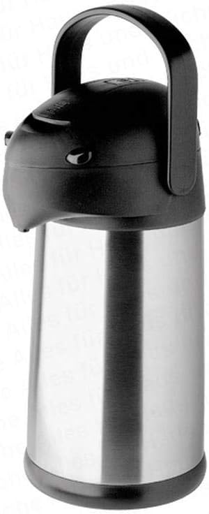 Helios Pipe Pump-Isolierkanne, Edelstahl, 2,5 Liter, 2,5 Liter
