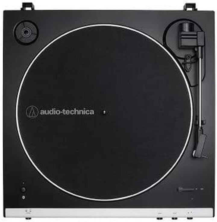 Audio-Technica LP60XBTWH Vollautomatischer Stereo-plattenspieler mit Riemenantrieb Weiss White Bluet