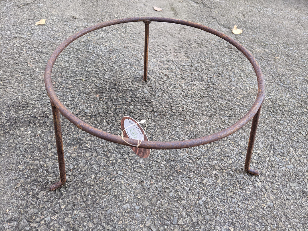 Ständer für Feuerschale Pflanzschale Rost D30 H16cm Gartendeko Metall Rost,Gartendeko 029758-1