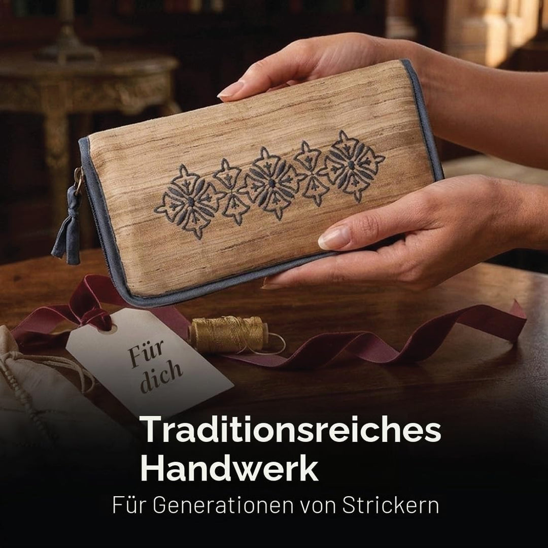 Lantern Moon Austauschbare Stricknadeln - 8 Paare mit 13cm 5" Spitzen - 3 drehbare Schnüre 60,80,100