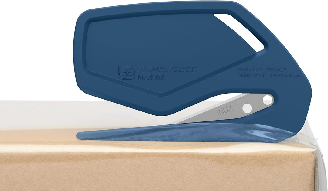 MARTOR Sicherheitsmesser, Verdeckte Klinge, SECUMAX POLYCUT, Metalldetektierbar (MDP), Profi Cutterm